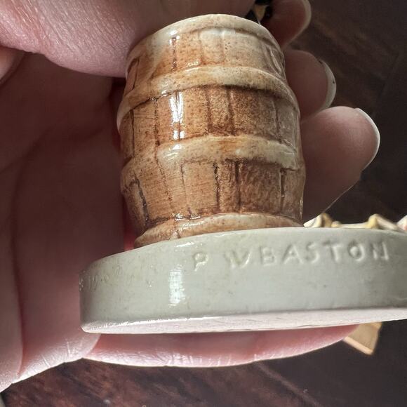 (3) P.W. Baston Sebastian Miniatures Figures Uncle Sam Betsy Ross Pilgrims - Picture 8 of 11